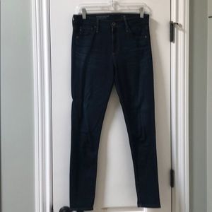 COPY - AG The Farrah skinny crop high rise jeans